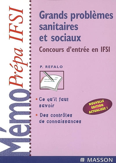 Grands problèmes sanitaires et sociaux : concours d'entrée en IFSI