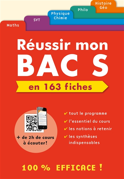 Réussir mon bac S en 163 fiches