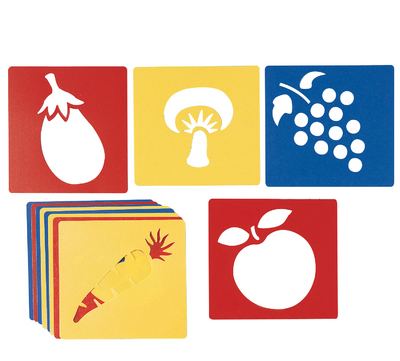 Pochoirs fruits et légumes