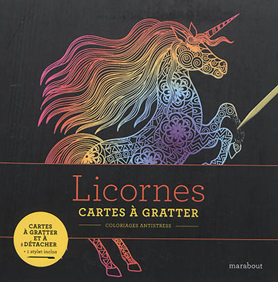 Licornes : cartes à gratter...