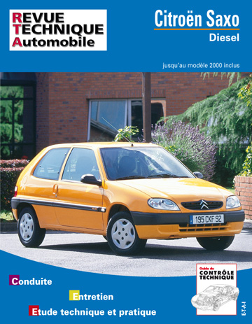 Revue technique automobile, n° 596.2. Citroën Saxo diesel