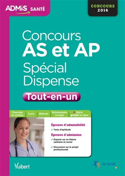 Concours AS et AP, spécial dispense : tout-en-un