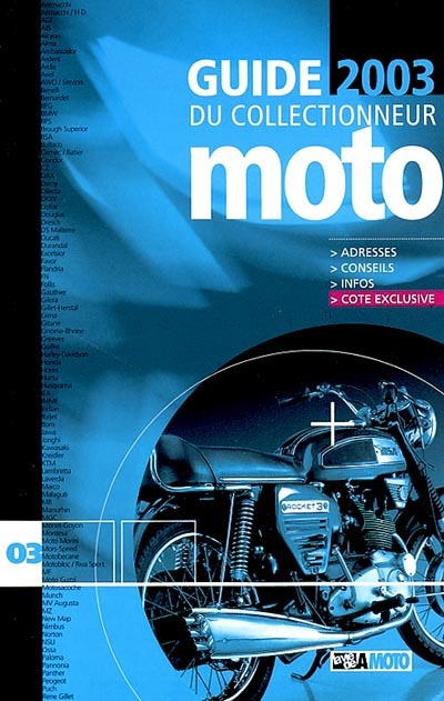 Guide 2003 du collectionneur moto