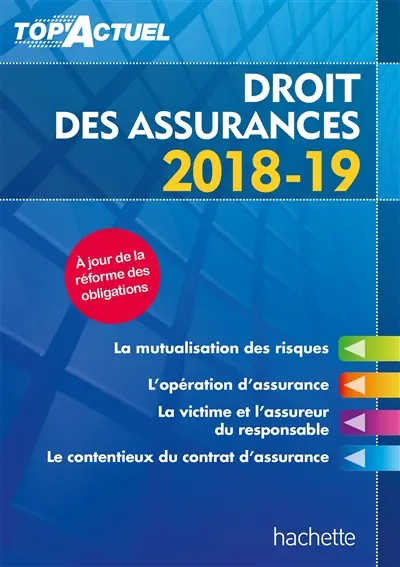Droit des assurances : 2018-19