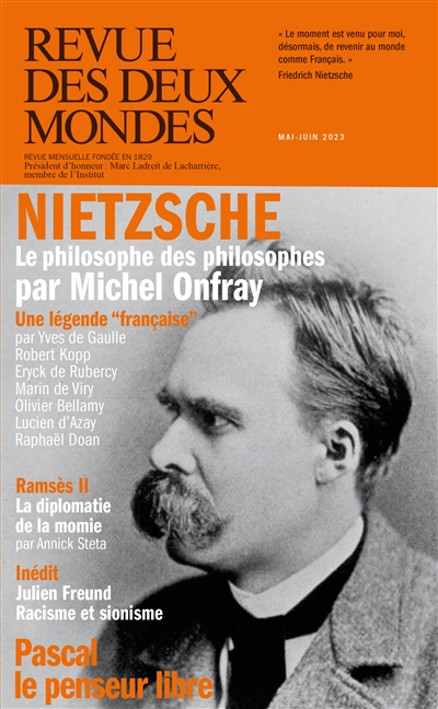 Revue des deux mondes, n° 4 (2023). Nietzsche en France