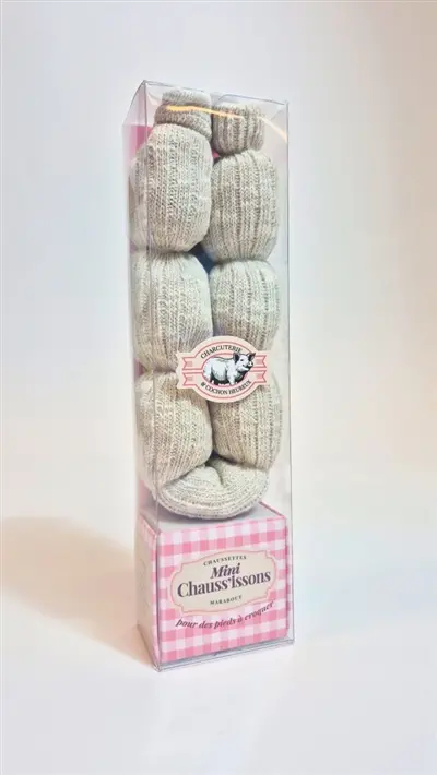 Funny socks : mini saucisse chapelet