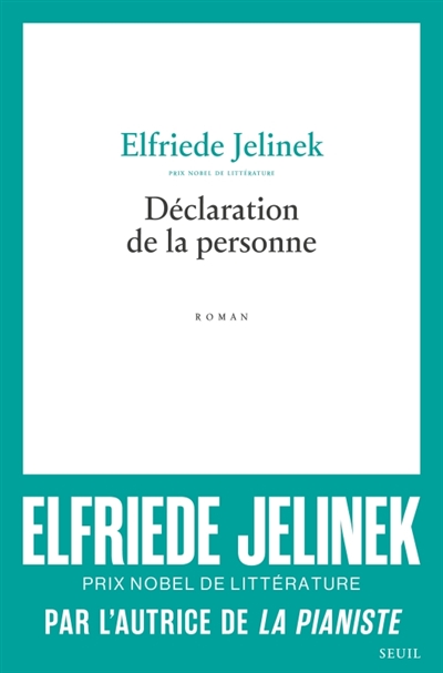 Déclaration de la personne