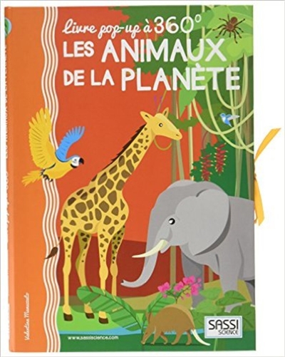 Les animaux de la planète : livre pop-up à 360°