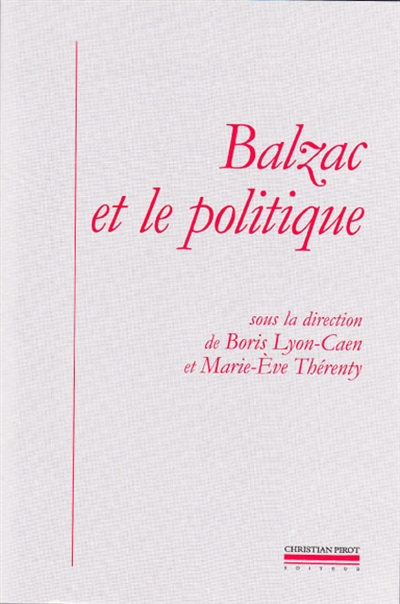 Balzac et le politique