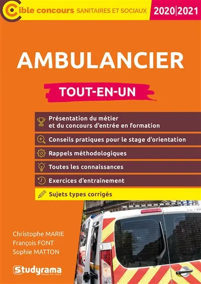 Ambulancier : tout-en-un : concours 2020-2021