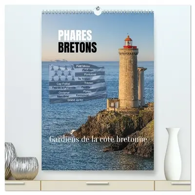 Phares Bretons Gardiens de la côte bretonne (Calendrier mural 2026 DIN A2 horizontal) calendrier de bureau : Un voyage à travers la Bretagne, le pays des phares