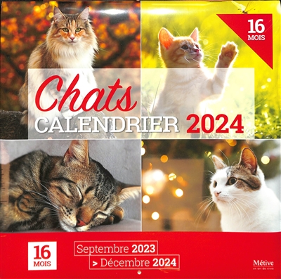 *PRÉ COMMANDE* Calendrier des chats 2024