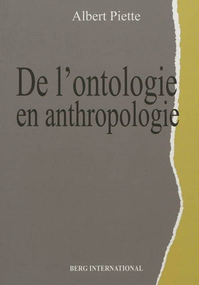 De l'ontologie en anthropologie