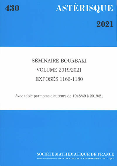 Astérisque, n° 430....