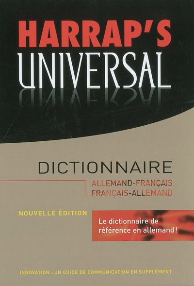 Harrap's universal : dictionnaire allemand-français, français-allemand