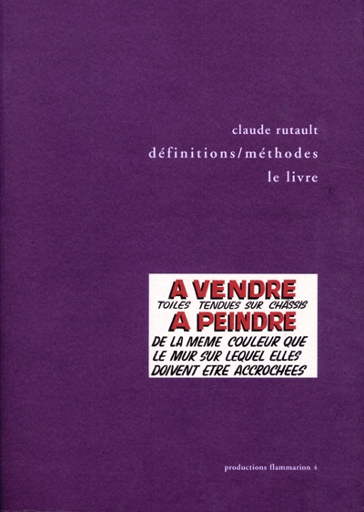 Définitions-méthodes, le livre : 1973-2000