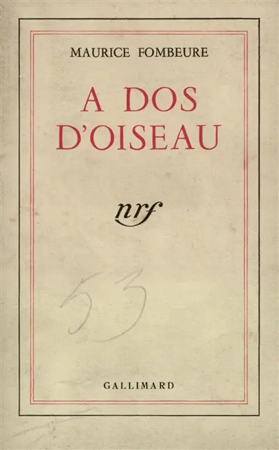 A dos d'oiseau