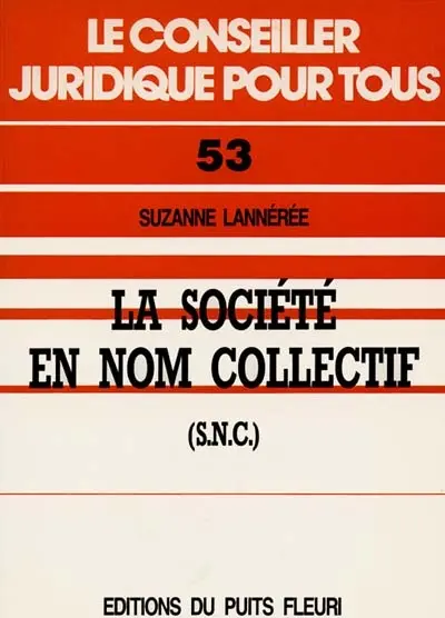 La société en nom collectif