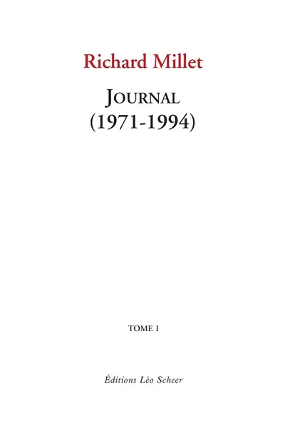 Journal. Vol. 1. 1971-1994
