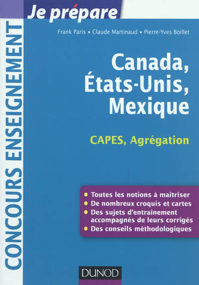 Canada, Etats-Unis, Mexique : CAPES, Agrégation