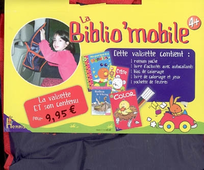 La biblio' mobile, valisette, 4-6 ans