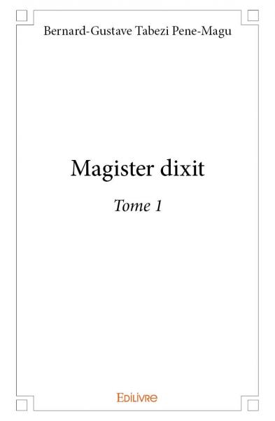 Magister dixit