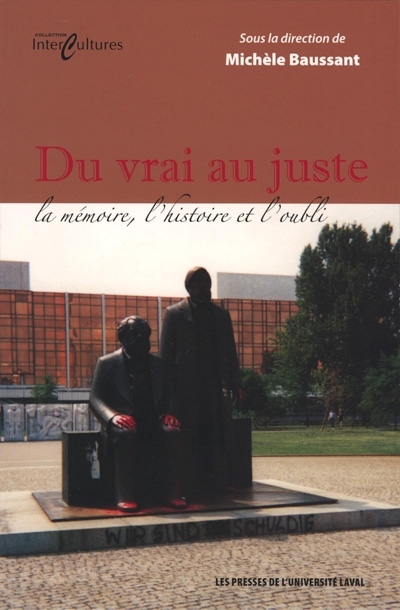 Du vrai au juste : la mémoire, l'histoire et l'oubli