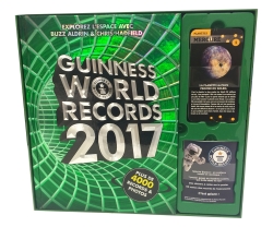 Guinness world records 2017 : explorez l'espace avec Buzz Aldrin & Chris Hadfield : plus de 4.000 records & photos