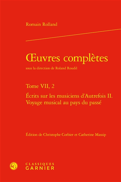 Oeuvres complètes. Vol....