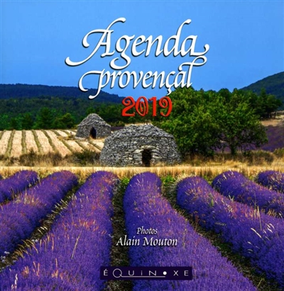 Agenda provençal 2019 : grand format lavande