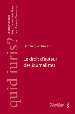 Le droit d'auteur des journalistes