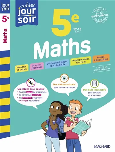 Maths 5e, 12-13 ans : conforme au programme