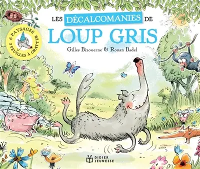 Les décalcomanies de Loup gris Les décalcomanies de Loup gris