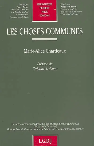 Les choses communes
