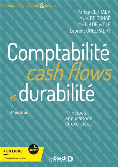 Comptabilité, cash flows et durabilité : principes, applications et exercices