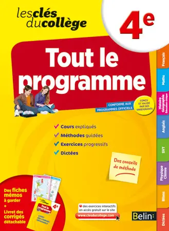 Tout le programme, 4e