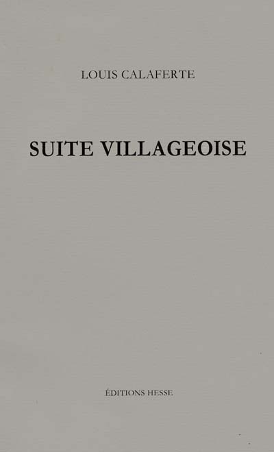 Suite villageoise