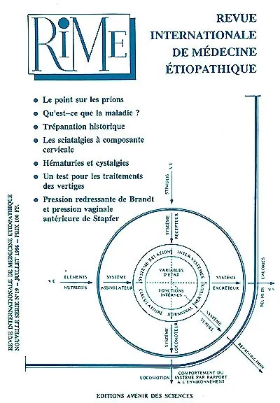 RIME : revue internationale de médecine étiopathique, n° 19