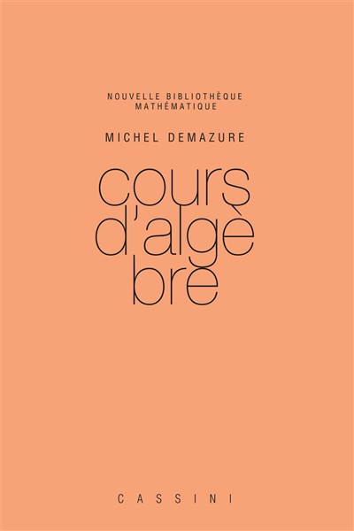 Cours d'algèbre