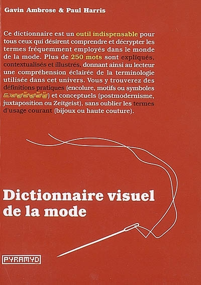 Dictionnaire visuel de la mode