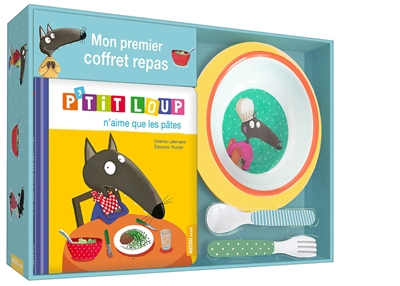 a table, p'tit loup ! : mon premier coffret repas