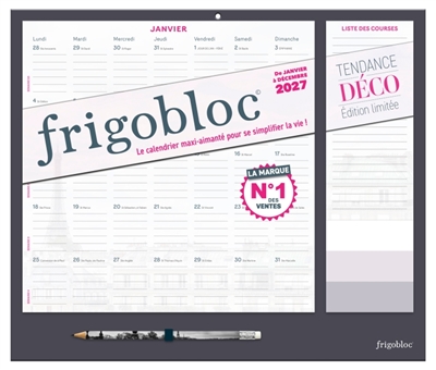 Frigobloc Mensuel 2027...