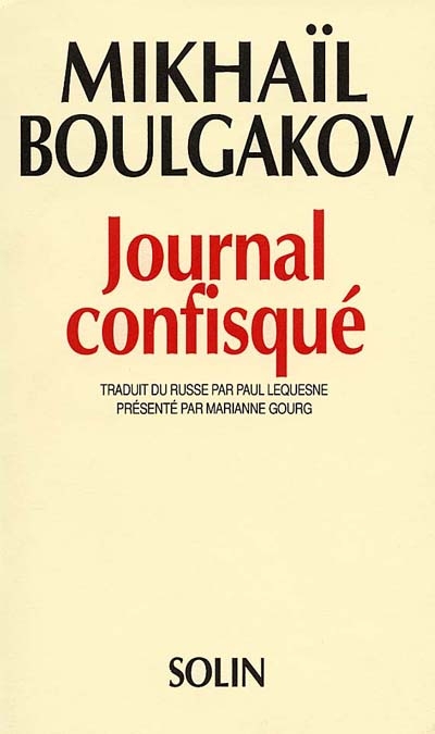 Journal confisqué : 1922-1925