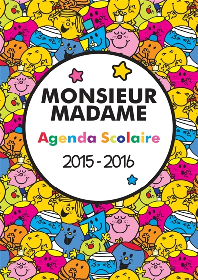 Monsieur Madame : agenda scolaire 2015-2016