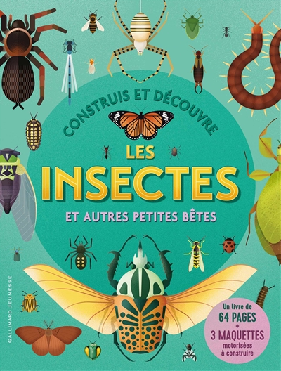 Construis et découvre les insectes et autres petites bêtes - Camilla De La Bédoyère