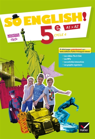 So English ! 5e, cycle 4,...