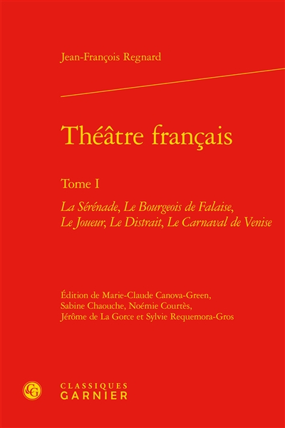 Théâtre français. Vol. 1