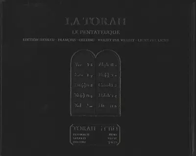 La Torah-Houmach (le Pentateuque), les Haftaroth (régulières), les Haftaroth (spéciales) : textes intégraux hébreu-français. Volume II