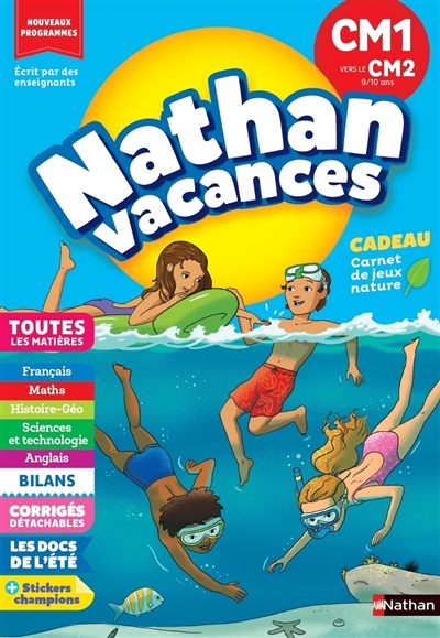 Nathan vacances, CM1 vers...