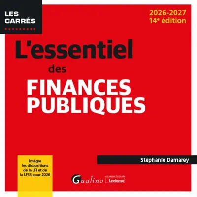 L'essentiel des finances publiques : 2026-2027